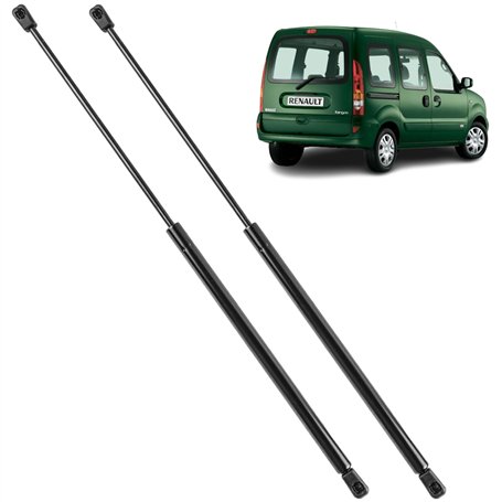 STARKIT PERFORMANCE Vérins de coffre compatibles pour Kangoo 1 et Nissan Kubistar (1997-2010) Noir