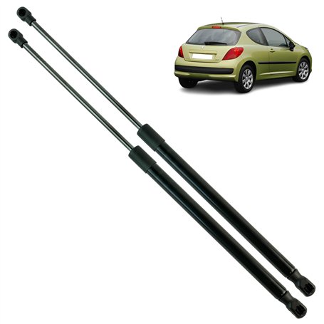 2 verins de coffre compatibles pour Peugeot 207 et Peugeot 207+ (2006-2014) vérin de hayon. 8731L7