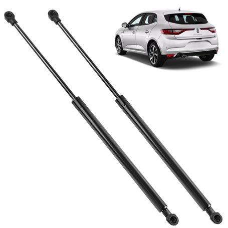 2 verins de coffre compatibles pour Megane 4 (2015-2024) vérin de hayon. 904511213R