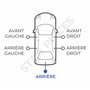 Bouton Ouverture de Coffre Compatible pour Megane 1 et Scenic 1 (1999-2003) avec contacteur Ouverture Coffre hayon arrière | 770