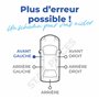 STARKIT PERFORMANCE Poignée de porte compatible pour Seat Ibiza (2008-2017) poignée intérieure | avant gauche (côté conducteur) 