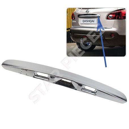 STARKIT PERFORMANCE Poignée de coffre compatible pour Nissan Qashqai (2007-2013) baguette de coffre complète avec ou sans option