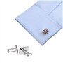 Boutons de Manchette Drapeau UK - Boutons de Manchette Union Jack Originaux, couleurs du Drapeau du Royaume-Uni - Accessoire Fan