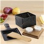 COOK CONCEPT KC2487 Raclette Individuelle A la Bougie, Metal-Fer Bois-Acacia, Bambou-Noir-Acier