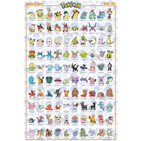 ABYSTYLE GBEye - POKEMON Poster Johto Français (91