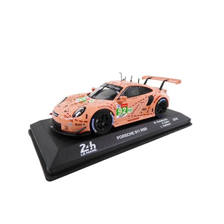 OPO 10 - Voiture Miniature 1/43 Compatible avec Porsche 911 RSR Le Mans 2018 - Christensen - 24LM02
