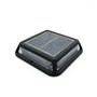 Lot de 8 balises solaires de jardin carrées à poser balisage LED blanc chaud 8x QUADRY 12x12cm