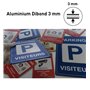 AUA SIGNALETIQUE - Panneau Prépercé (4 Trous) avec Angles arrondis - PVC Rigide 1.5 mm - (150x210 mm, Défense d'entrer)