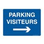 AUA SIGNALETIQUE - Panneau Prépercé (4 Trous) avec Angles arrondis - PVC Rigide 1.5 mm - (300 x 210 mm