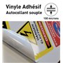 AUA SIGNALETIQUE - Panneau Signalisation avec Coins Arrondis - Accès Interdit à Toute Personne Étrangère Au Service - 420 x 300 