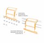 Attaches rigide de fixation Octoclick H890C - 2 maillons - lame 8 et 14 mm pour store et volet roulant - Ressort de suspension p