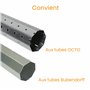 Attaches rigide de fixation Octoclick H890C - 2 maillons - lame 8 et 14 mm pour store et volet roulant - Ressort de suspension p