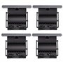 Lot de 4 Attaches rigide de fixation Octoclick H890C - 2 maillons - lame 8 et 14 mm pour store et volet roulant - Ressort de sus