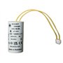 Condensateur 4 uF à connecteurs - Pour moteur de volet roulant Bubendorff - Cylindrique pour réparation - Haute qualité et longu