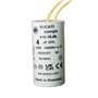 Condensateur 4 uF à connecteurs - Pour moteur de volet roulant Bubendorff - Cylindrique pour réparation - Haute qualité et longu