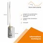 Condensateur 6uF à connecteurs - Pour moteur de volet roulant Bubendorff - Cylindrique pour réparation - Haute qualité et longue
