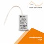 Condensateur 6uF à connecteurs - Pour moteur de volet roulant Bubendorff - Cylindrique pour réparation - Haute qualité et longue
