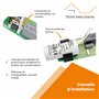 Condensateur 6uF à connecteurs - Pour moteur de volet roulant Bubendorff - Cylindrique pour réparation - Haute qualité et longue