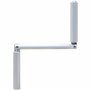 Poignée de Manivelle Articulée - Tourillon Diamètre Ø12 mm - Gris - Aluminium - Longueur 140 mm - pour Volet Roulant Manuel - Mé