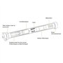 2 Condensateur 2,5 μF spécial volet roulant SOMFY - Condensateur cylindrique à deux cosses 2,8 mm type faston pour réparation de