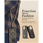 Guess Coque pour iPhone 16 Pro Max [sous Licence Officielle] par CG Mobile | Étui en Cuir synthétique avec Logo en métal et Stra