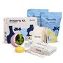 Figured'Art Kit de Poterie Adulte avec Argile Premium Autodurcissante 2kg Sans Cuisson pour Débutants