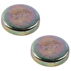 cyclingcolors 2X Pastille de sablage déssablage Anti Gel Moteur 22mm Tracteur Voiture Camion Bouchon Fermeture Capuchon