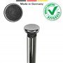 cyclingcolors 8X Embout rentrant revêtement Acier Inoxydable Pied Rond orientable réglage Base Protection Meuble Chaise étagère 