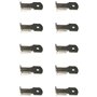 cyclingcolors 10x Taquet pour crémaillère Support Fixation Attache Armoire Etagère Tablette Meuble
