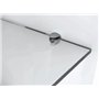 cyclingcolors 8x Taquet métal plateau tablette verre vitre avec vis de réglage nickelée Support Placard Meuble Etagère Armoire P