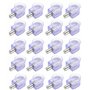 cyclingcolors 20x Taquet à ventouse en plastique et tenon Ø5mm Etagère Meuble Support Plateau Verre Vitre Goujon Tablette Cale