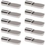 cyclingcolors 10x taquet étagère 4mm metallique acier rayon support console meuble bois tenon armoire