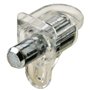 cyclingcolors 20x taquet étagère plastique transparent à tenon acier 5mm meuble support maintien plaque tablette vitre armoire v
