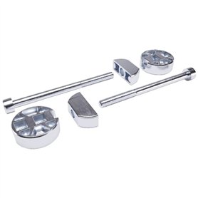 cyclingcolors 2x Connecteur rapide jonction plan travail ferrure d'assemblage Ø20mm x 10mm meuble vis Fixation Support Plaque Bo