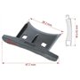 cyclingcolors 4x Embout guidage de lame de volet roulant en PVC noir Coulisse Maintien Treuil Fenêtre Store Ouverture Fermeture 