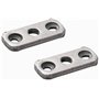 cyclingcolors 2x écrou rectangulaire lit platine 3 trous M8 x 150 acier meuble assemblage vis bois ancien