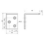 cyclingcolors 2x taquet de lit acier support équerre cadre connecteur renfort sommier