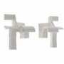 cyclingcolors 2x Tulipe volet roulant monobloc quart de rond pour lames de 7 à 9mm PVC blanc Entonnoir Rail de guidage Universel