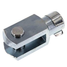 cyclingcolors Chape Femelle avec axe M4 x 8mm en Acier zingué DIN 8140 71752 pièce de Fixation pour vérin Tête Embout Fourche Un