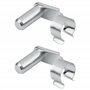 cyclingcolors 2X Axe de sécurité pour Chape Clip à Ressort 6mm Longueur utile 23mm Vérin Gaz Universel Tête Embout Fourche Véhic