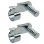 cyclingcolors 2X Axe de sécurité pour Chape Clip à Ressort 8mm Longueur utile 30mm Vérin Gaz Universel Tête Embout Fourche Véhic