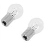 cyclingcolors 2x Ampoule 12V 15W BA15S transparente gros globe Feu Position Avant Clignotant Projecteur Eclairage Voiture Tracte