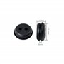 cyclingcolors 2x Passe cloison universel pour durite passage Ø5mm en caoutchouc noir Gaine Câble Tuyau Flexible Tondeuse Tracteu