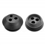 cyclingcolors 2x Passe cloison universel pour durite passage Ø5mm en caoutchouc noir Gaine Câble Tuyau Flexible Tondeuse Tracteu