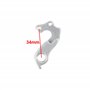 cyclingcolors Patte de dérailleur arrière vélo Compatible avec Corratec Wilier Argon 18 Storck Bergamont Crochet S7 Aluminium
