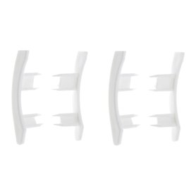 cyclingcolors 4x Embout guidage de lame de volet roulant en PVC blanc Coulisse Maintien Treuil Fenêtre Store Ouverture Fermeture