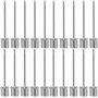 cyclingcolors 20x Aiguille de gonflage pour Pompe vélo Ballon compresseur Matelas Embout connecteur métal à Visser
