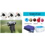 cyclingcolors 20x Aiguille de gonflage pour Pompe vélo Ballon compresseur Matelas Embout connecteur métal à Visser