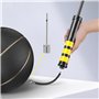 cyclingcolors 20x Aiguille de gonflage pour Pompe vélo Ballon compresseur Matelas Embout connecteur métal à Visser