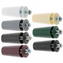 cyclingcolors 2x Butée d'arrêt de lame finale de volet roulant cône Ø22mm longueur 40mm en PVC avec rondelle et vis Store Fenêtr